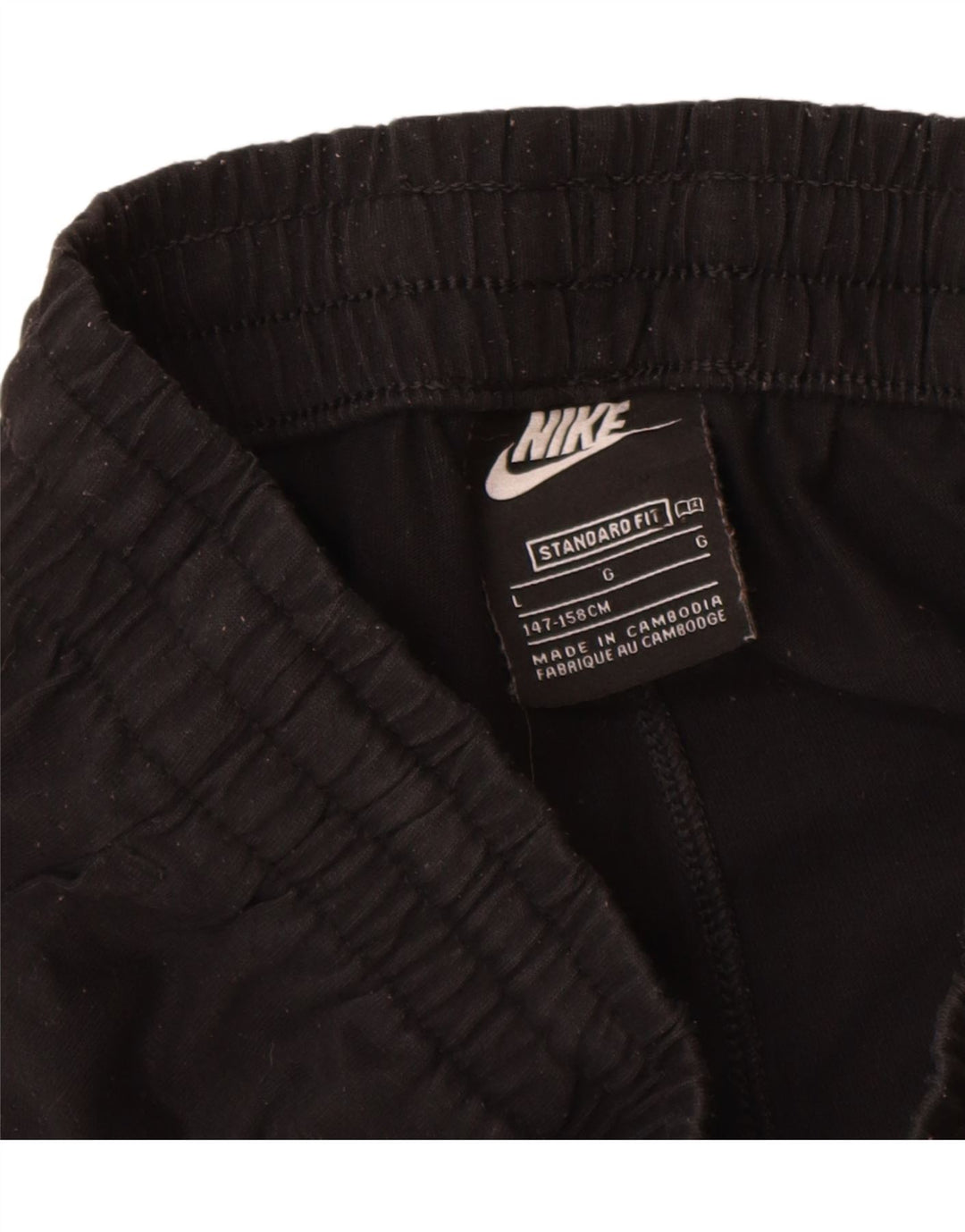 Short de sport Nike pour garçon, coupe standard, 12-13 ans, grand noir, polyester