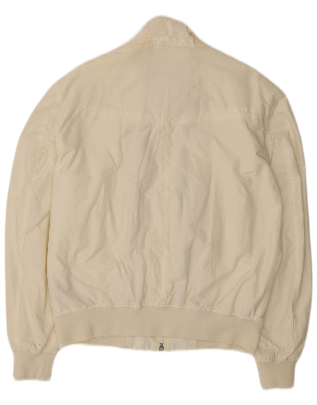 REFRIGUE Veste Bomber Homme UK 44 2XL Blanc Cassé Coton