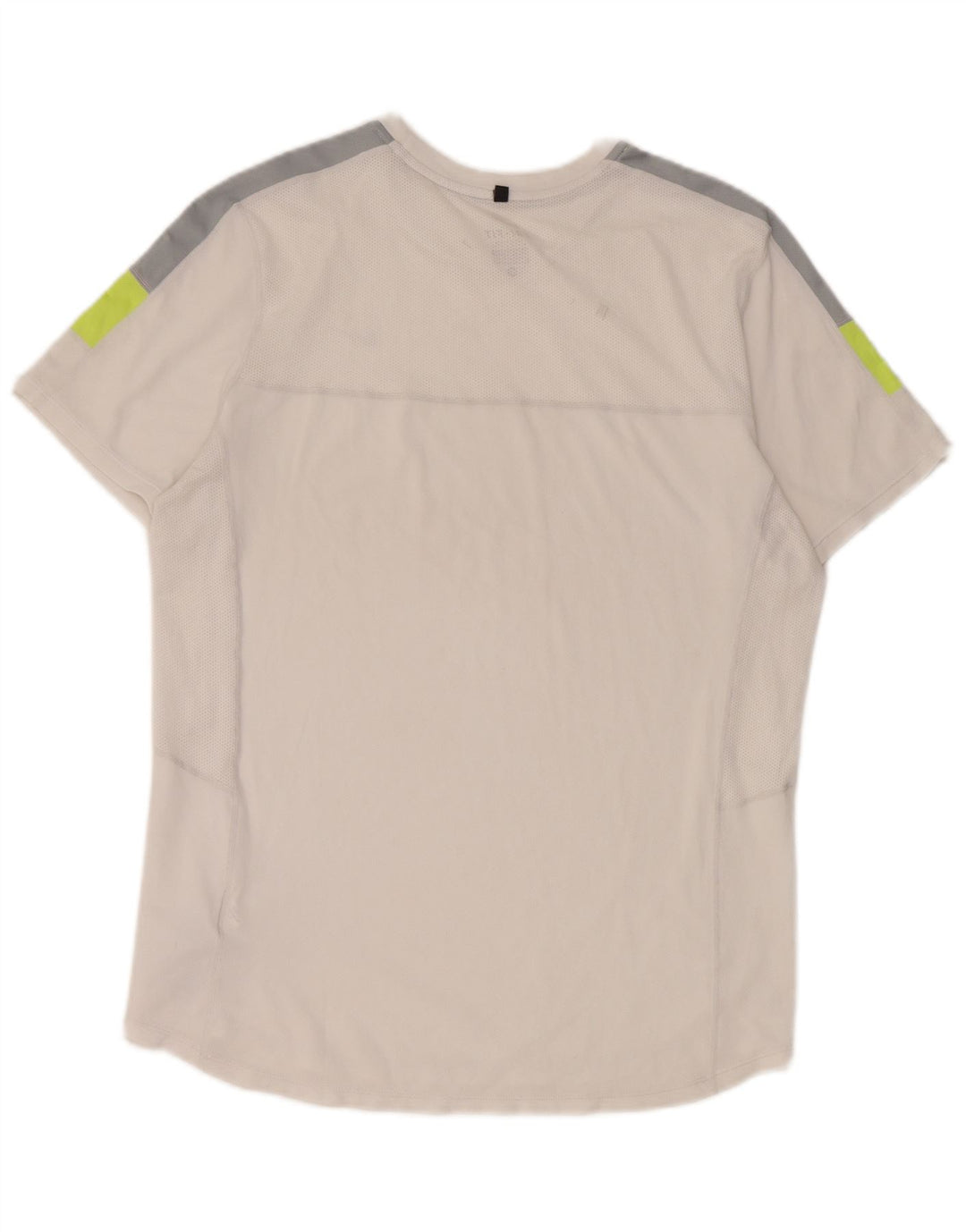 Nike T-shirt Dri Fit pour homme en polyester color block blanc moyen
