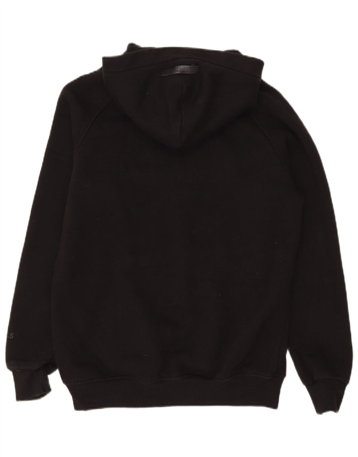 Essential Pull à Capuche Graphique Homme Noir Moyen Coton