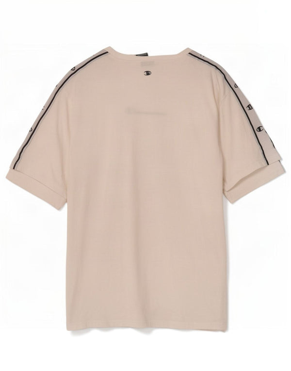 Champion T-Shirt Graphique Coupe Slim Homme XL Blanc Coton