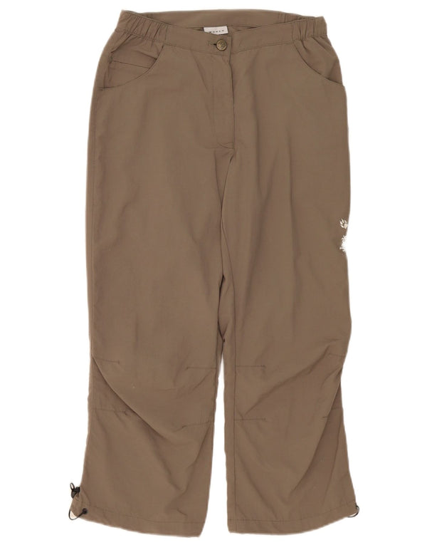 Jack Wolfskin Pantalon court droit pour femme UK 8 Small W30 L23 Beige