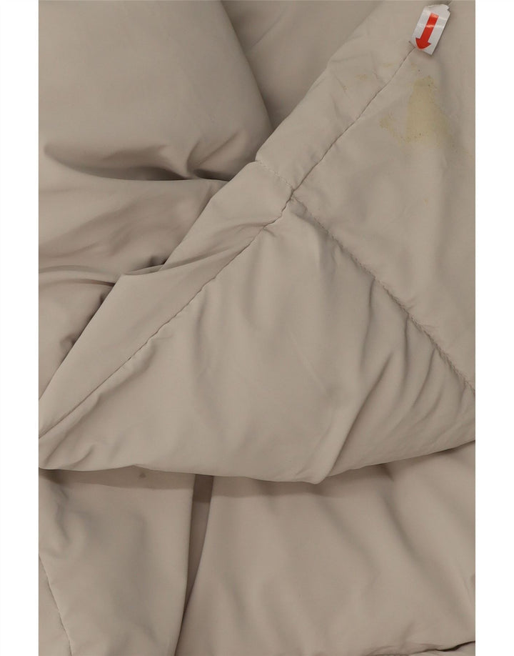 ZARA Veste matelassée homme UK 36 Small Beige Polyester