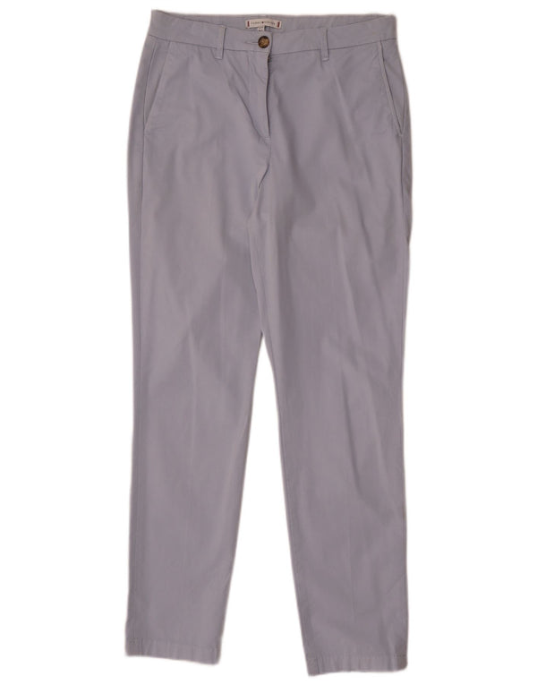 Tommy Hilfiger Pantalon Chino Slim Femme UK 8 Small W30 L29 Coton Bleu