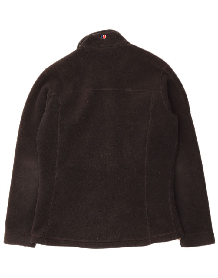 BERGHAUS Veste polaire surdimensionnée pour femme UK 10 Small Noir Polyester