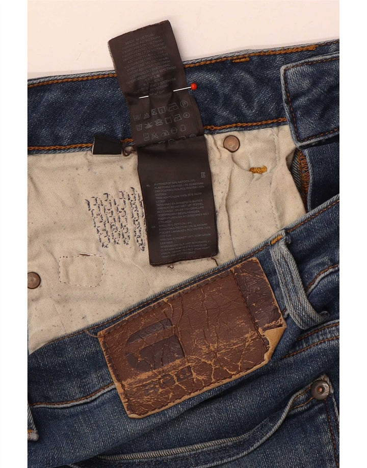 G-Star Jean droit vieilli W30 L34 en coton bleu pour homme