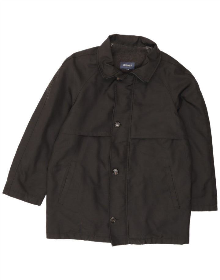Mabrun Veste coupe-vent pour homme UK 40 Large Noir Polyamide