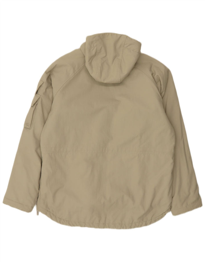 Woolrich Veste Anorak à capuche pour homme UK 38 Kaki moyen Colourblock