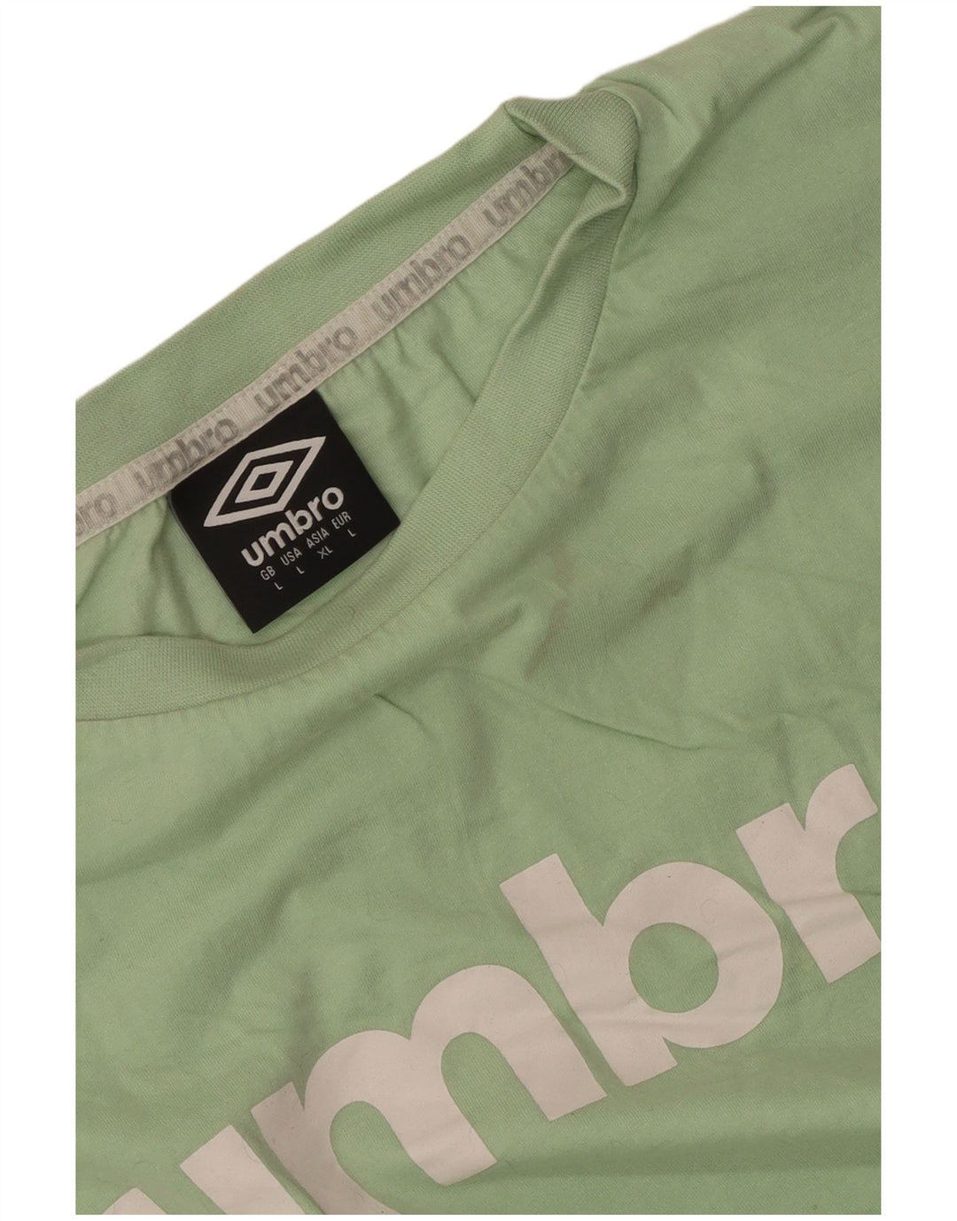 Umbro Débardeur court graphique pour femme UK 14 Large Vert