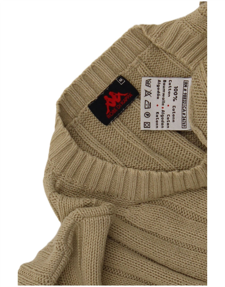 Kappa Pull Col Rond Homme Beige Moyen Coton