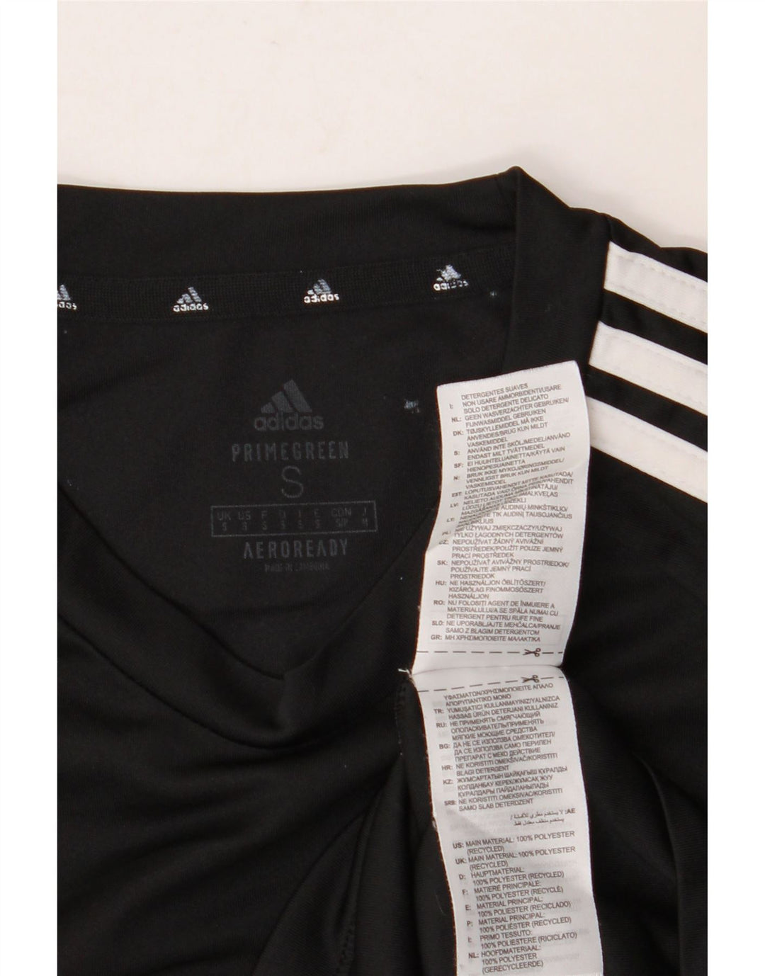 ADIDAS Hommes Aeroready T-Shirt Haut Petit Noir Polyester