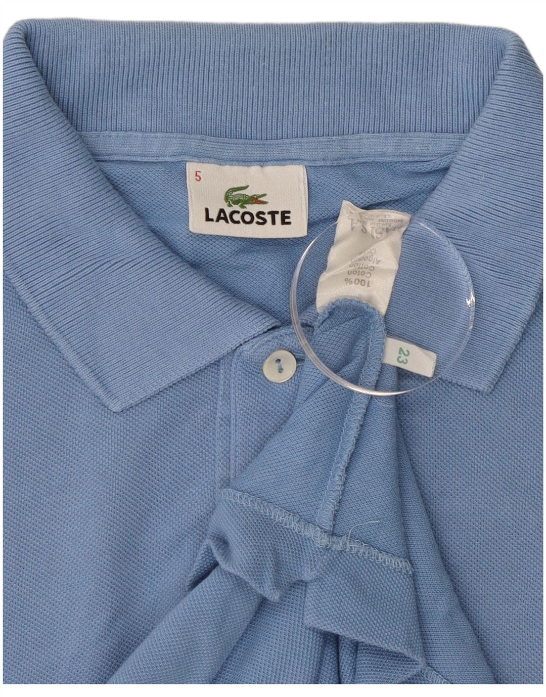 Lacoste Polo Homme Taille 5 Grand Bleu Coton