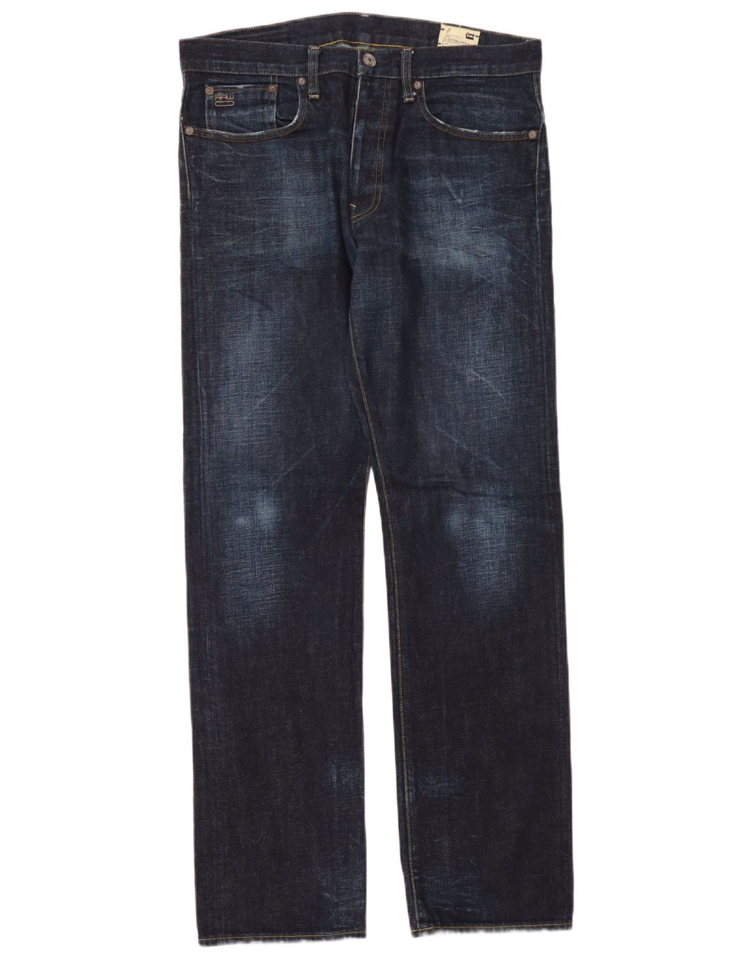 G-Star Jean Droit 3301 Homme W34 L34 Bleu Marine