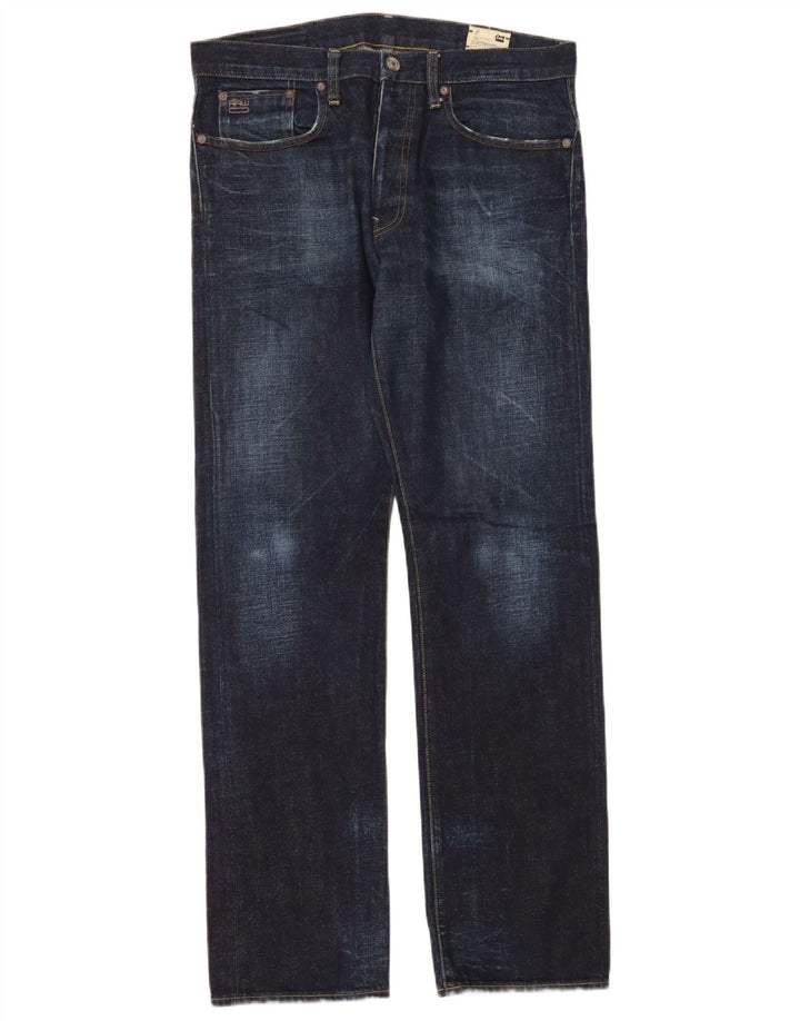 G-Star Jean Droit 3301 Homme W34 L34 Bleu Marine