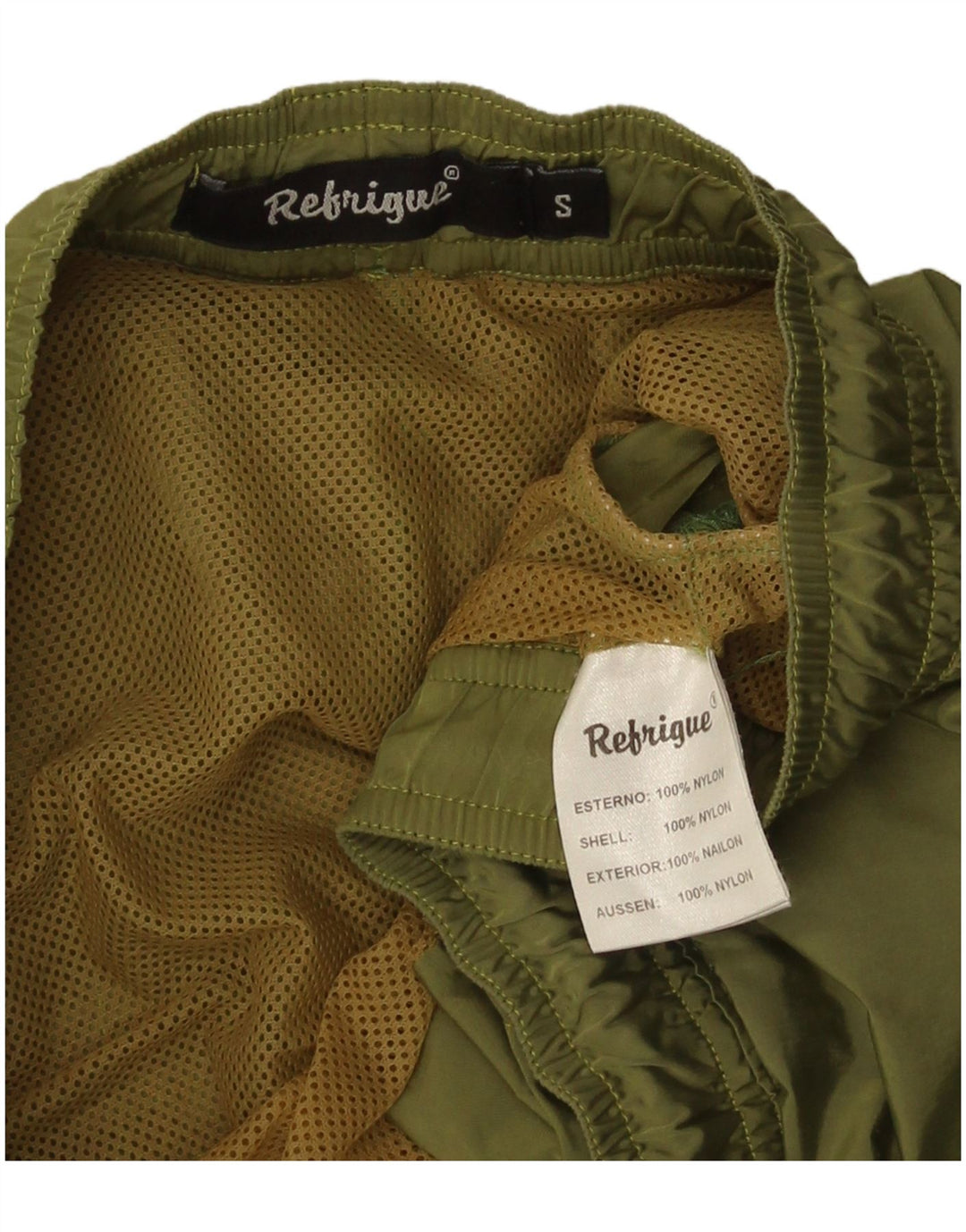 Refrigue Short de Bain Homme Petit Nylon Vert