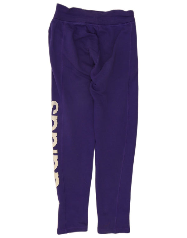 Adidas Pantalon de survêtement Climalite Graphic pour femme UK 4/6 XS Violet Coton