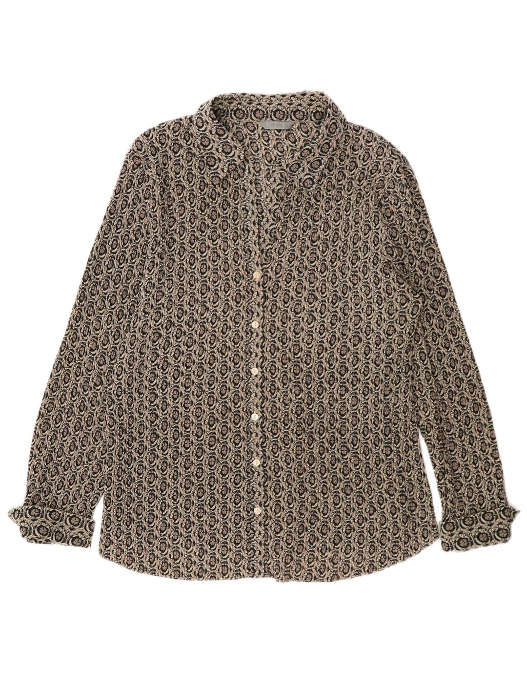 Marks & Spencer Chemise formelle pour femme UK 18 XL Gris Géométrique