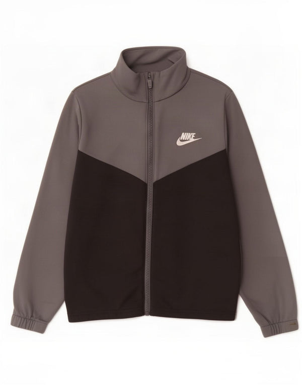 Nike Veste de survêtement graphique pour fille 8-9 ans Petit Gris Colorblock