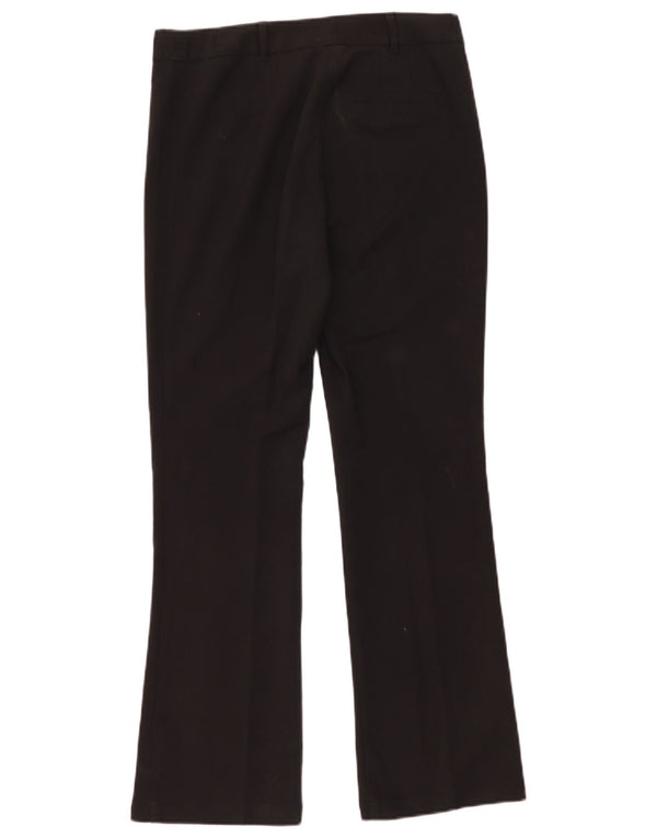 Marks & Spencer Pantalon décontracté Bootcut pour femme UK 12 Medium W32 L30 Noir
