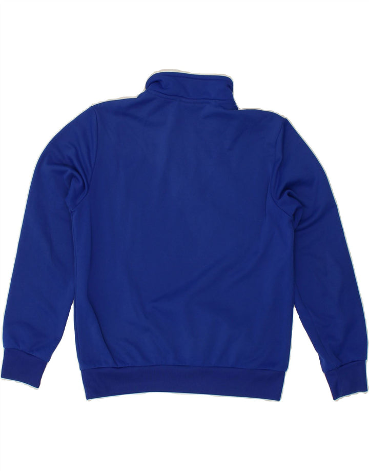 LOTTO Boys Zip Neck Sweatshirt Jumper 10-11 Years Medium Blue Vintage Lotto and Second-Hand Lotto from Messina Hembry 