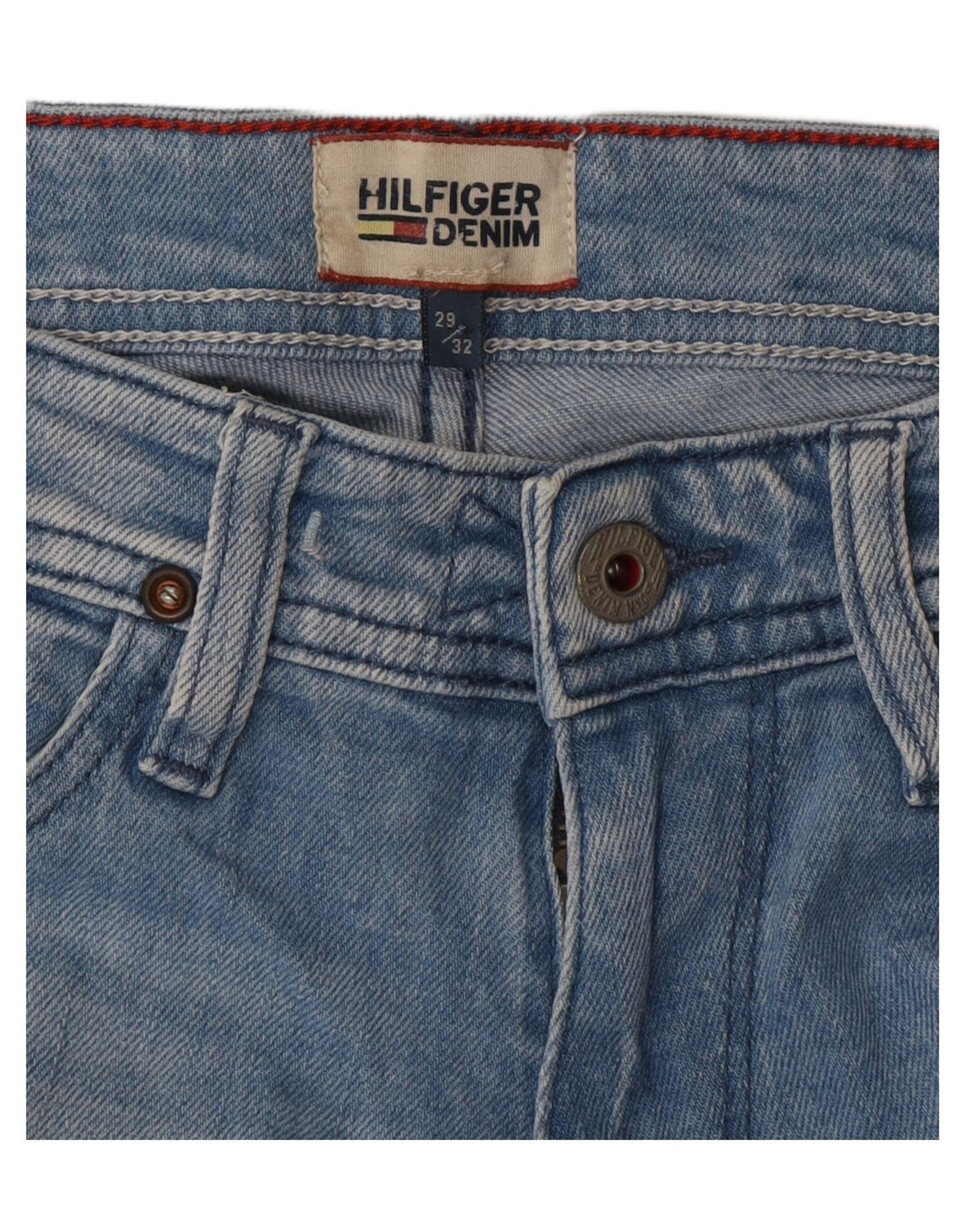 Tommy Hilfiger Jean Slim Femme W29 L32 Bleu Coton