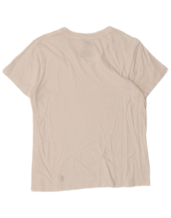Polo Ralph Lauren T-shirt coupe classique pour femme UK 10 petit coton blanc