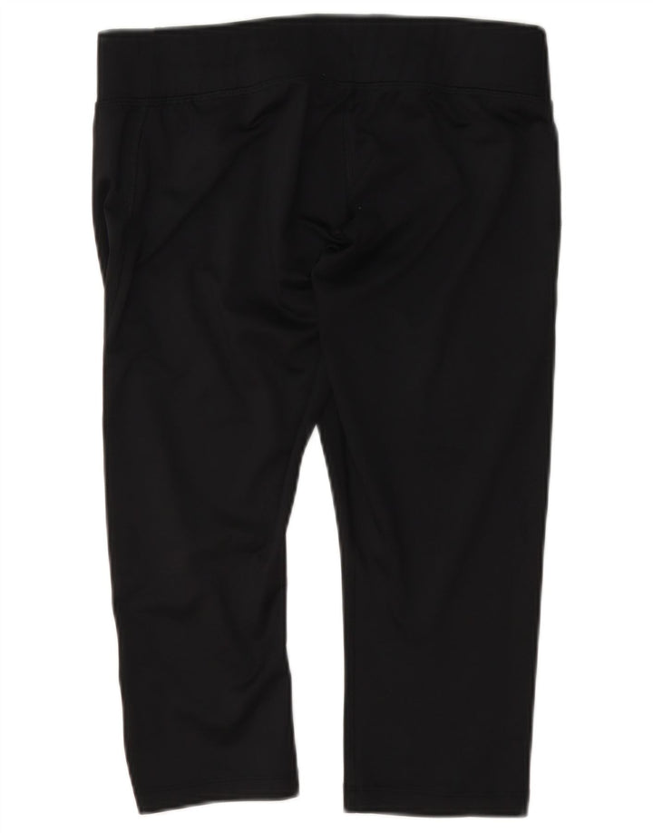 Asics Pantalon de survêtement Capri Femme UK 14 Large Noir Polyester