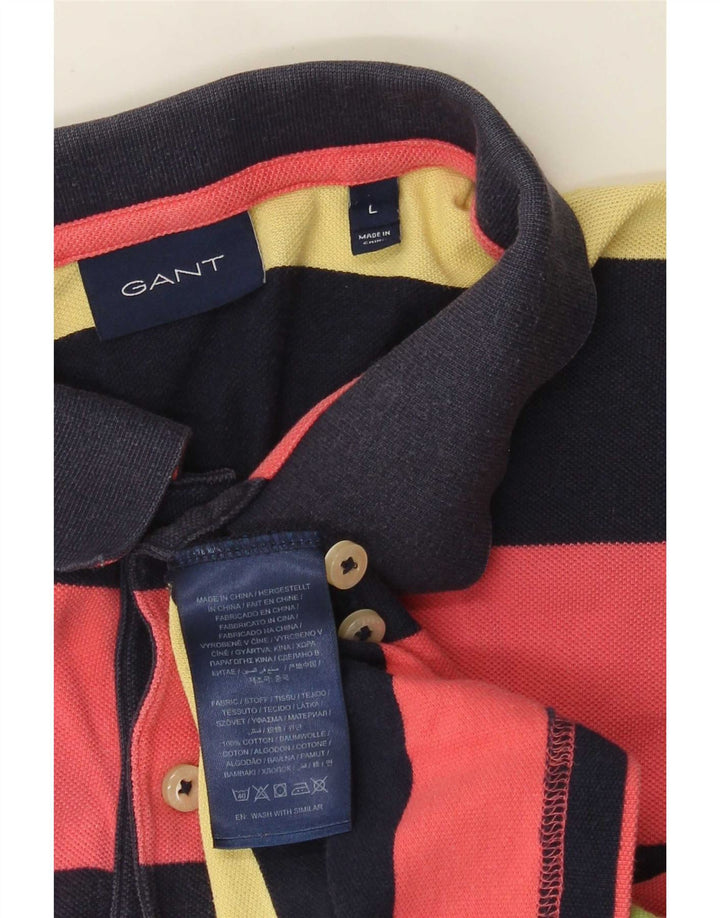 Gant Polo Rugby Homme Grand Coton Rayé Multicolore