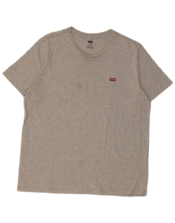 Levi's T-Shirt Homme Gris Large Coton