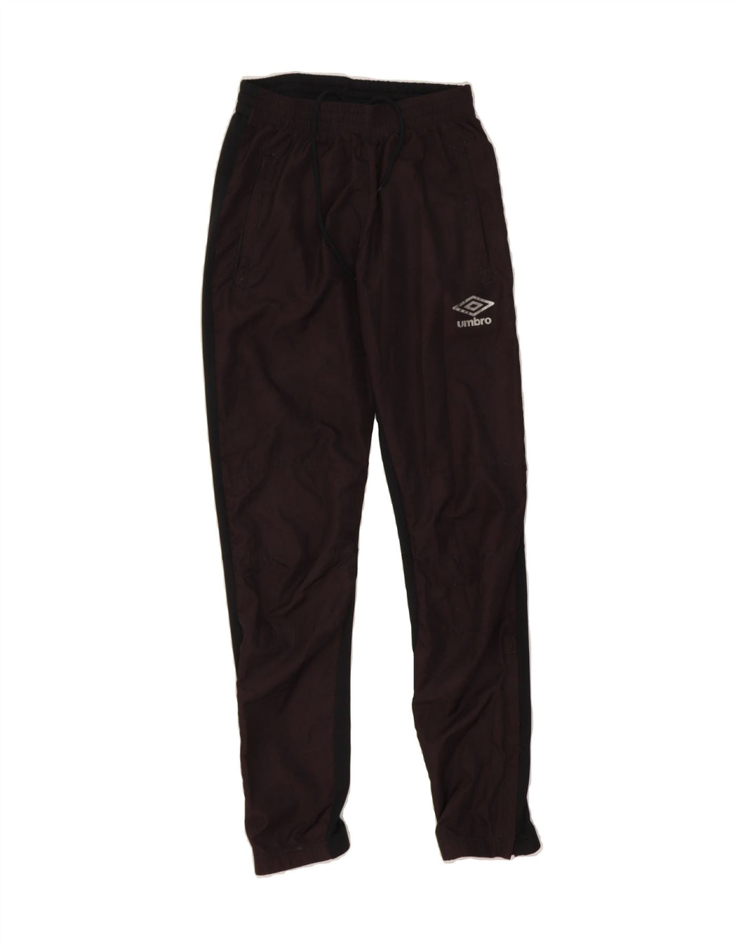 UMBRO Mens Tracksuit Trousers Joggers XS Black Colourblock Polyester Vintage Umbro and Second-Hand Umbro from Messina Hembry 