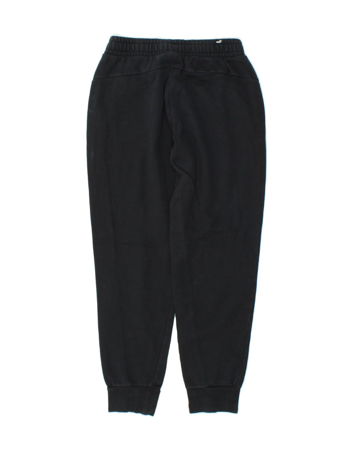 PUMA Mens Tracksuit Trousers Joggers Small  Black Cotton Vintage Puma and Second-Hand Puma from Messina Hembry 
