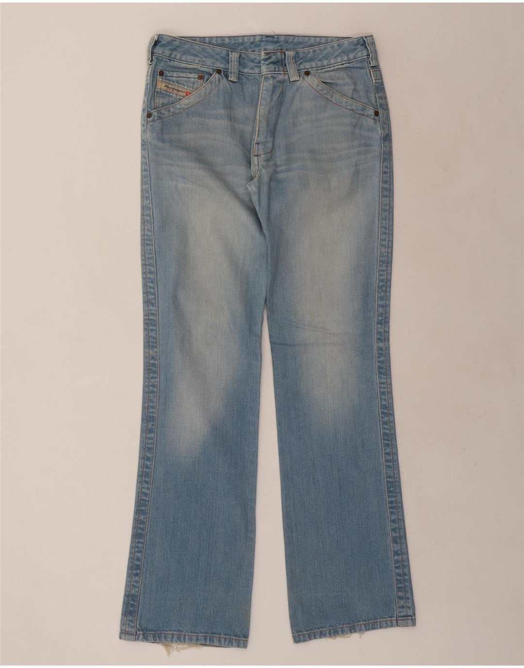 Jean Bootcut Femme Diesel W32 L34 Bleu Coton