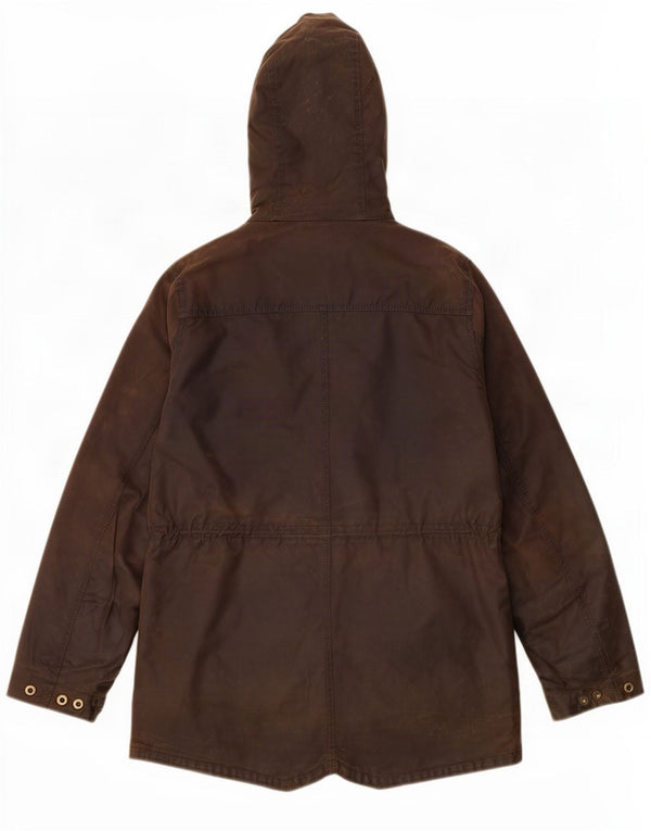 Barbour Veste à capuche en coton ciré pour femme UK 8 Small Kaki