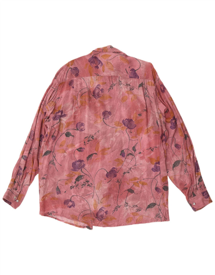 Casa Moda Chemise Homme XL Bordeaux Floral