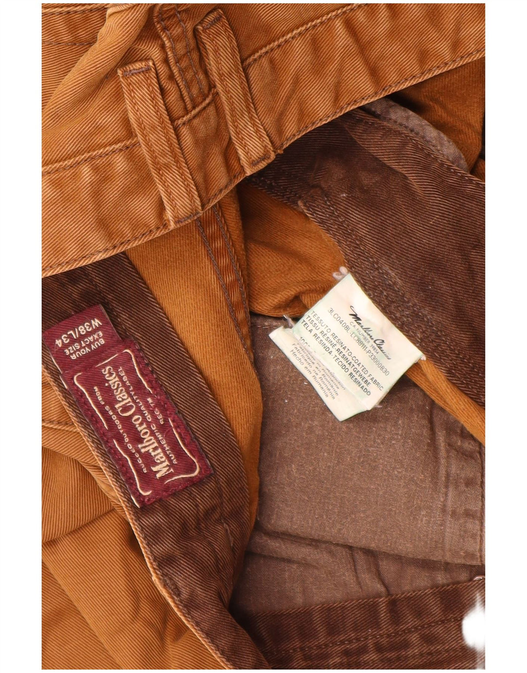 Marlboro Classics Jean droit homme W38 L34 coton beige
