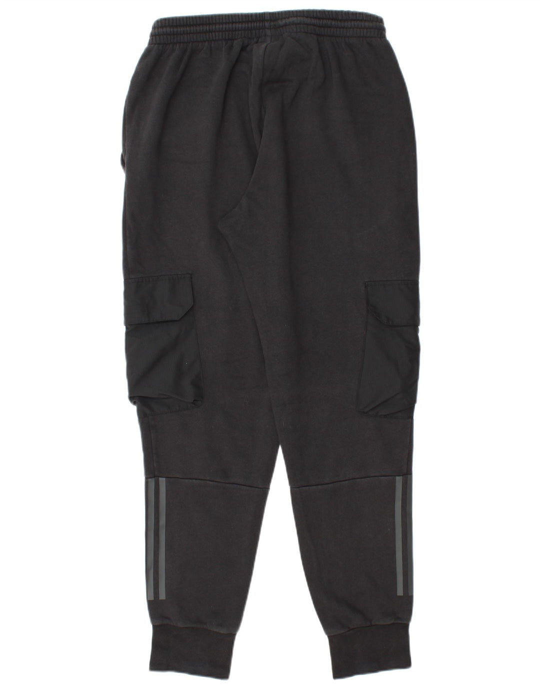 ADIDAS Pantalon de survêtement cargo pour homme en coton noir moyen