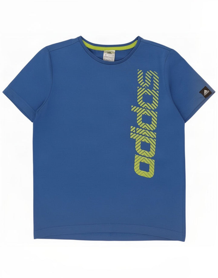 Adidas T-Shirt Graphique Garçon 11-12 ans Bleu