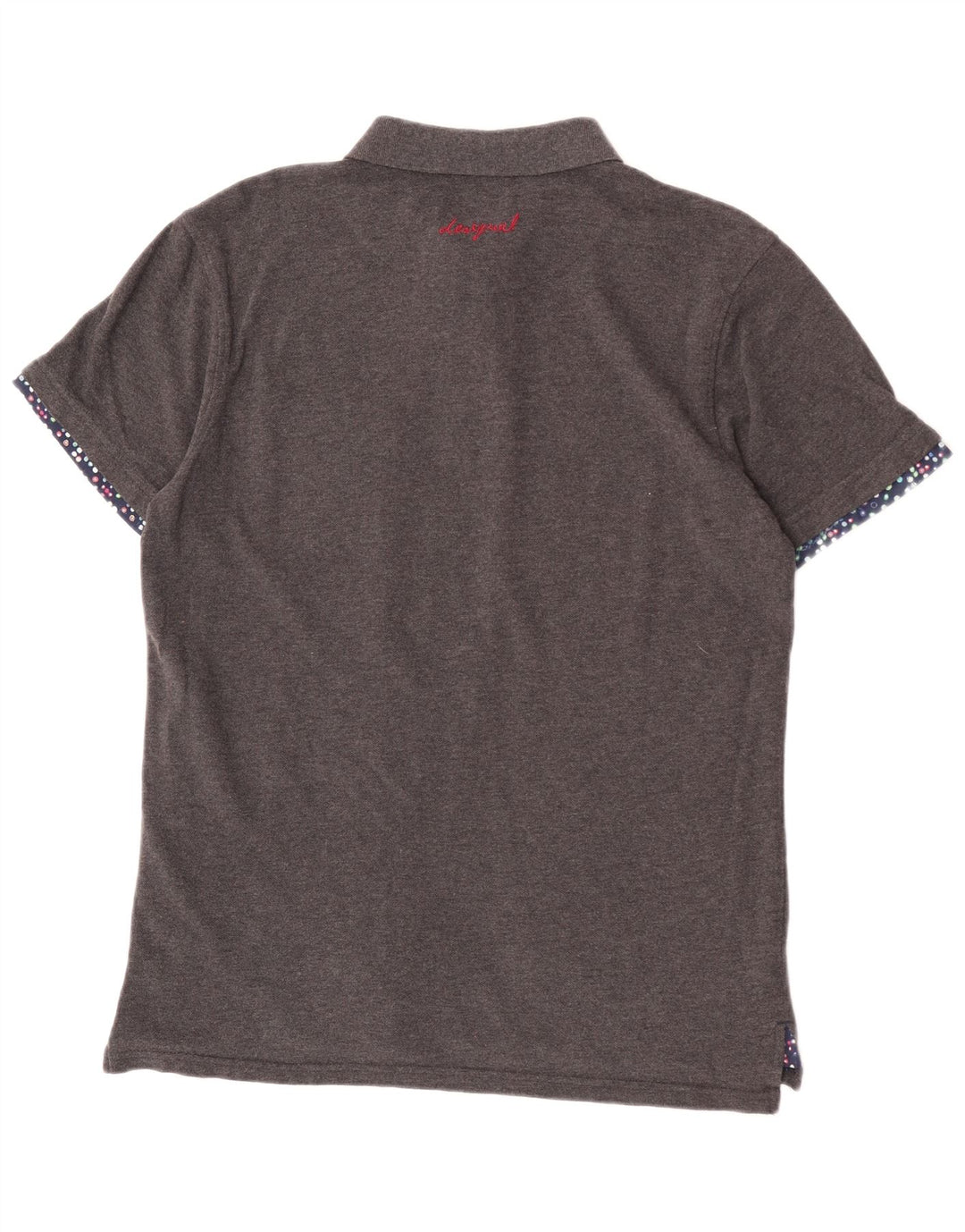 Desigual Polo Slim Homme Grand Gris