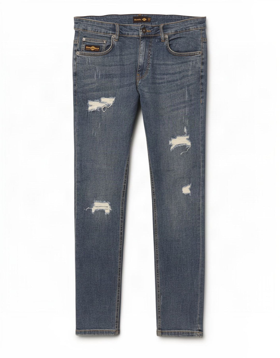 Bench Jean slim vieilli pour homme W34 L32 en coton bleu