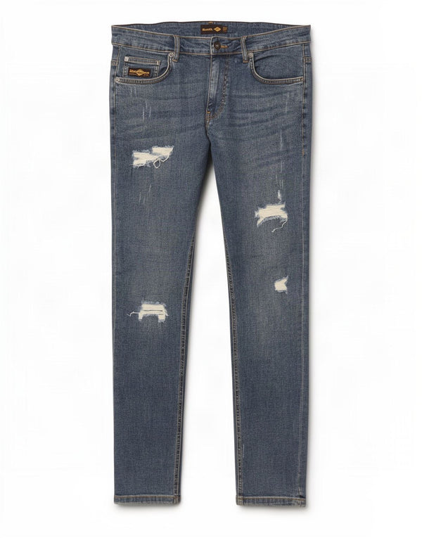 Bench Jean slim vieilli pour homme W34 L32 en coton bleu