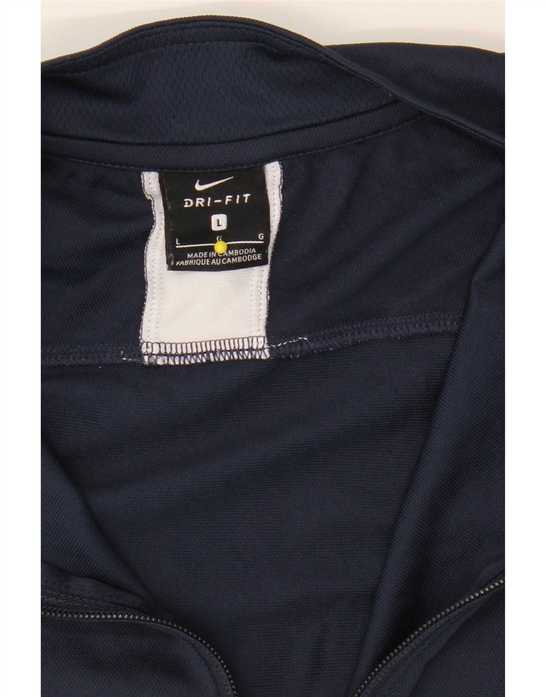 Nike Veste de survêtement Dri Fit pour homme Taille L Bleu marine Colorblock