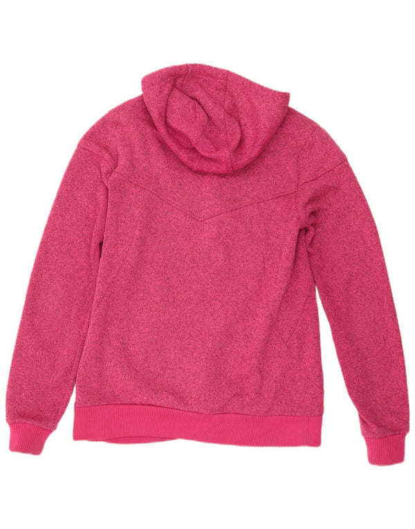 Jack Wolfskin Pull à capuche zippé pour femme UK 12/14 Rose moyen moucheté