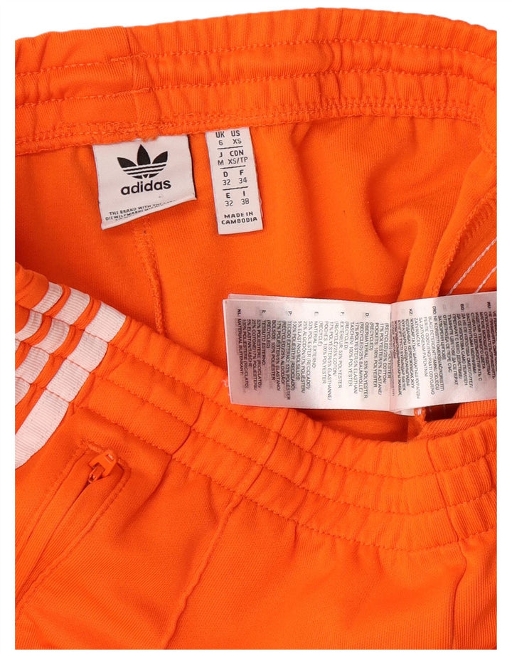 ADIDAS Pantalon de survêtement pour femme UK 6 XS Orange Polyester