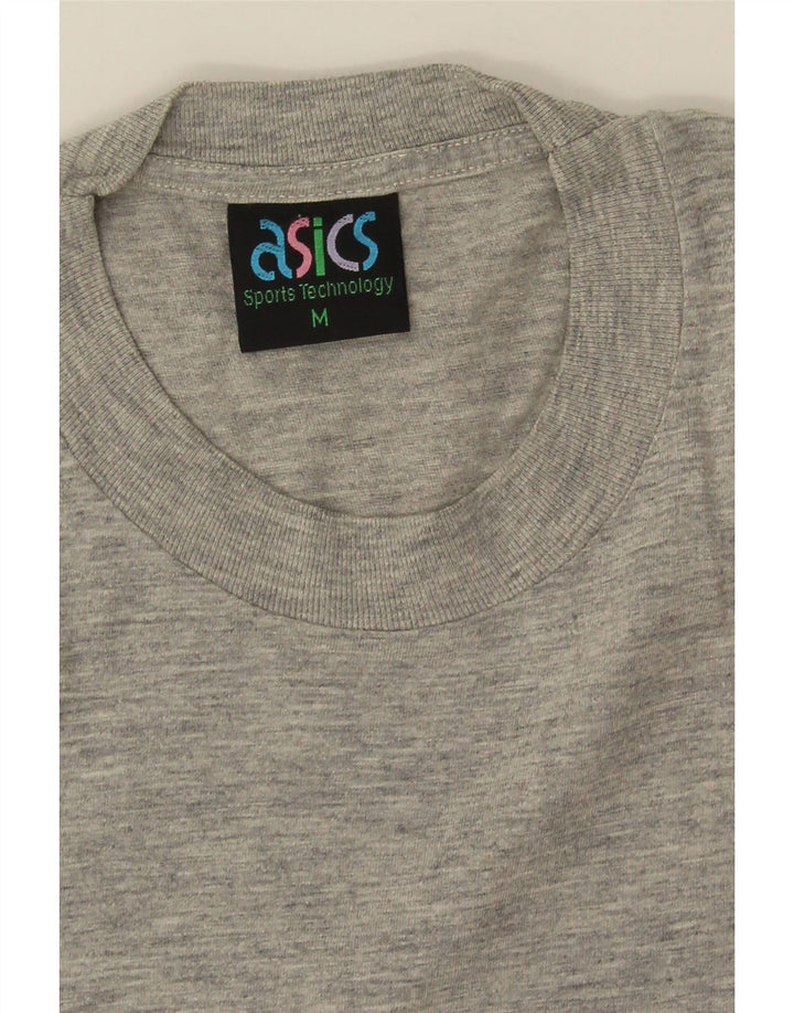 Asics Tee-Shirt Graphique Homme Gris Moyen Colourblock