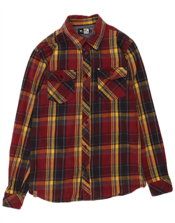 Rip Curl Chemise en flanelle pour hommes à petits carreaux rouges