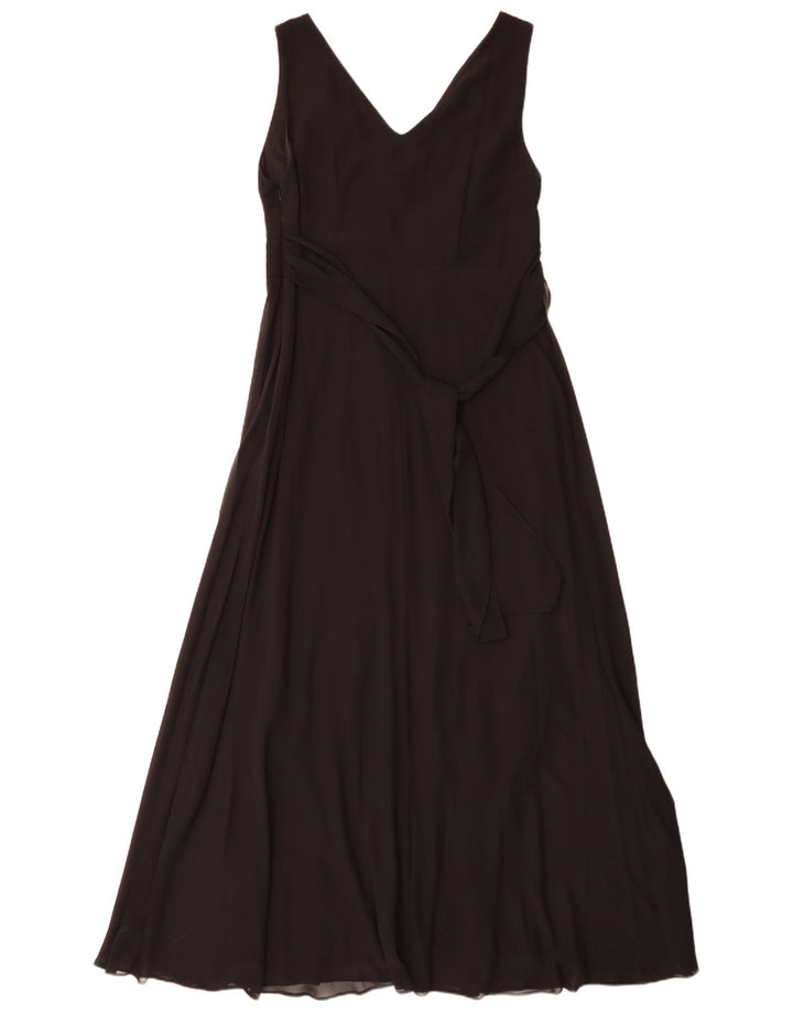 Debenhams Robe longue sans manches pour femme UK 16 Large Noir Polyester