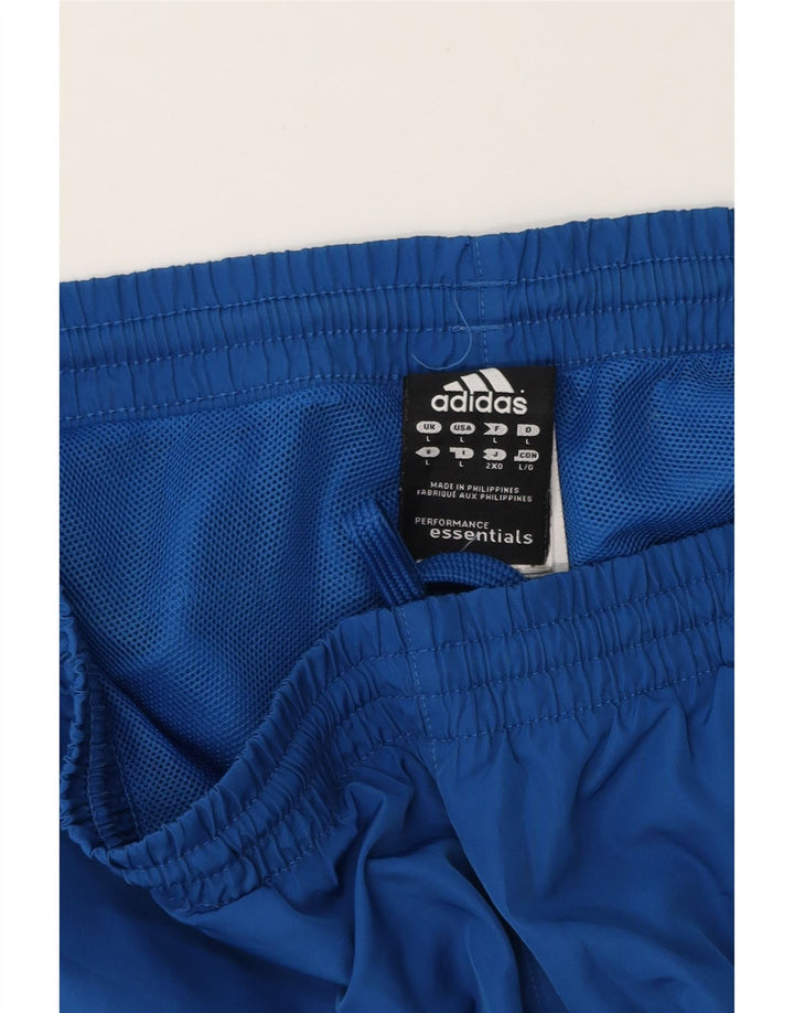 ADIDAS Mens Tracksuit Trousers Large  Blue Polyester Vintage Adidas and Second-Hand Adidas from Messina Hembry 