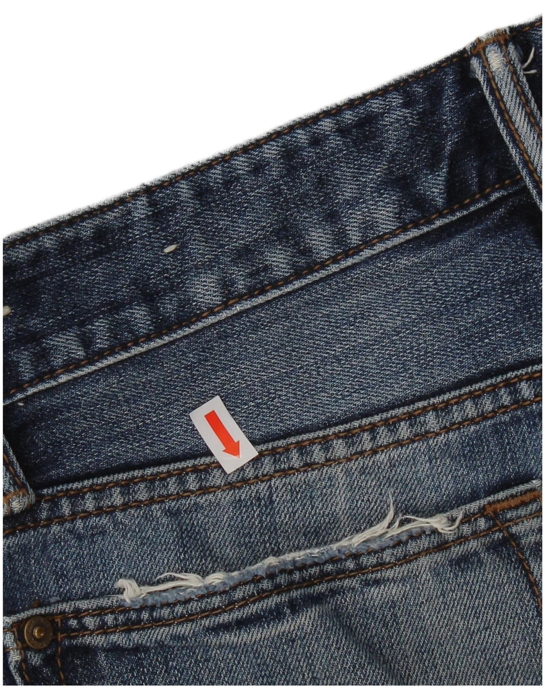 Fat Face Jean droit homme W30 L31 bleu coton