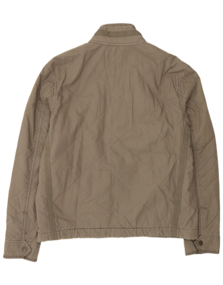Marks & Spencer Veste Bomber Homme UK 38 Coton Kaki Moyen