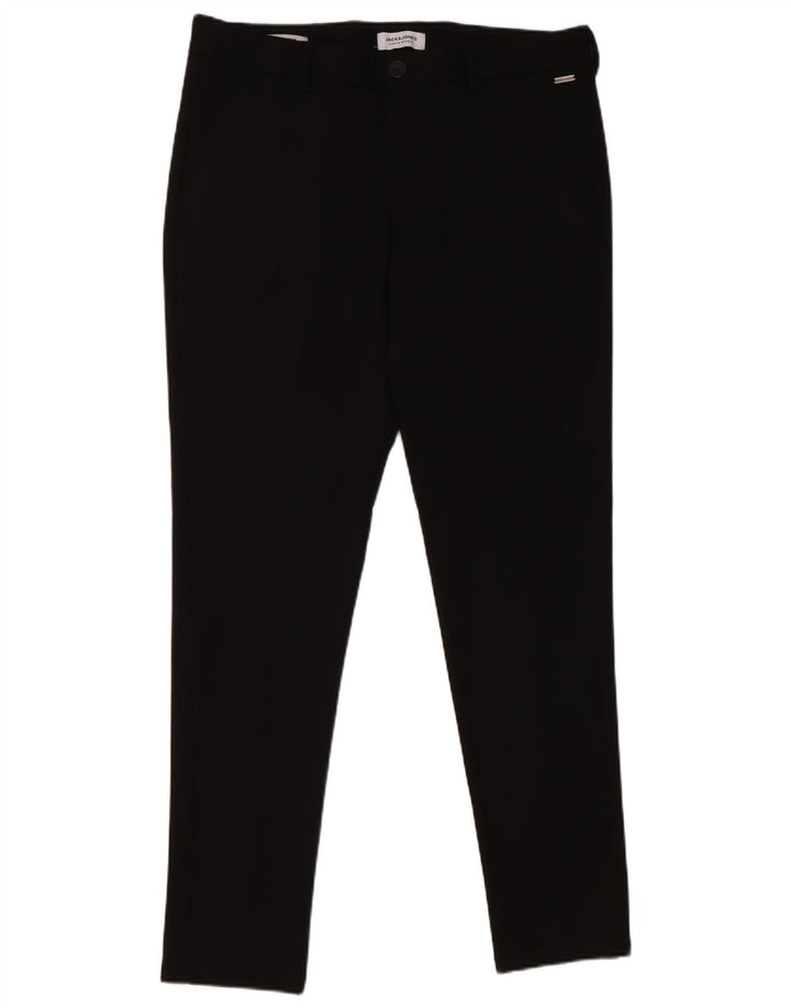 Jack & Jones Pantalon décontracté slim pour homme W34 L32 Noir Polyester